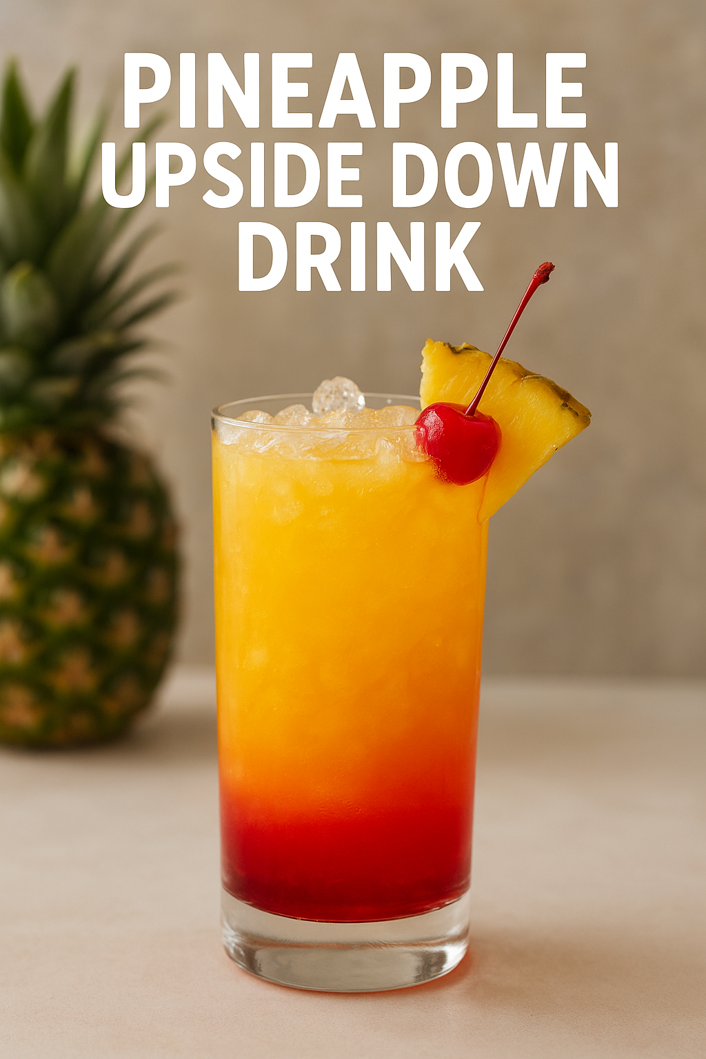 Pineapple Upside Down Drink Recipe: A Tropical Cocktail Twist You Need to Try