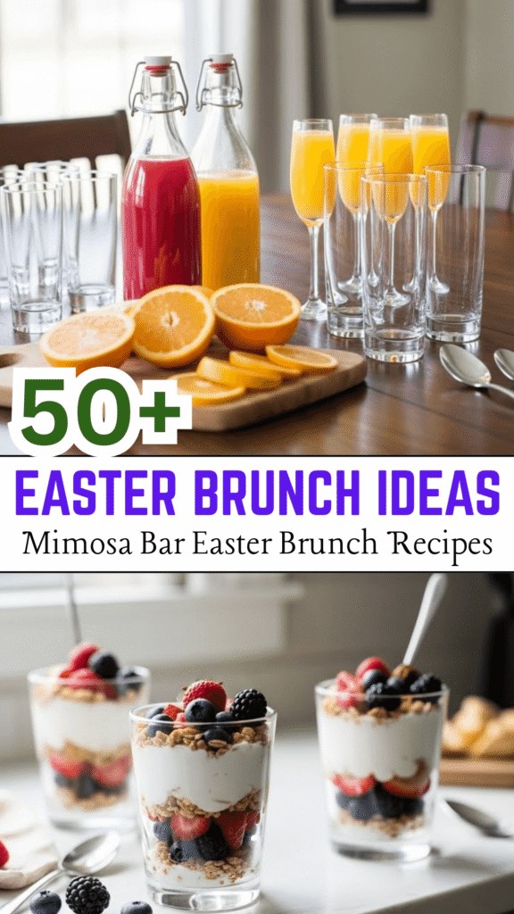 Mimosa Bar Easter Brunch Food Ideas