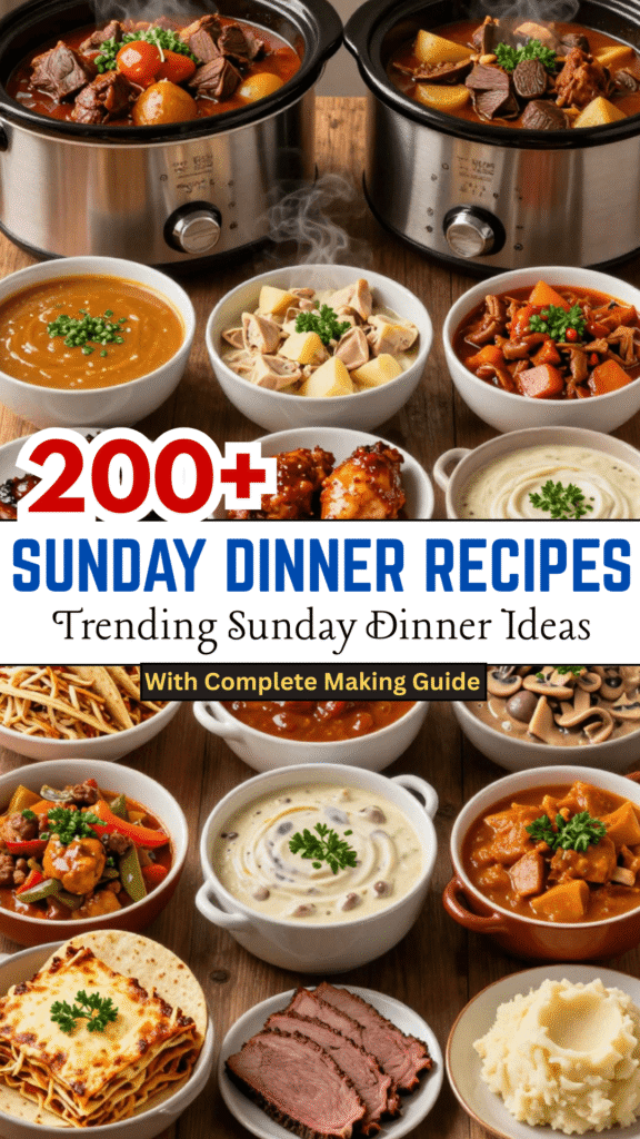 Sunday Dinner Ideas For Making Your Holiday Fruitful