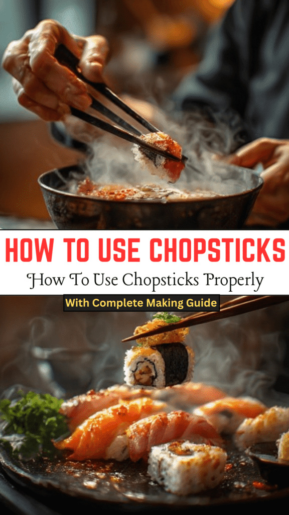 How To Use Chopsticks Properly