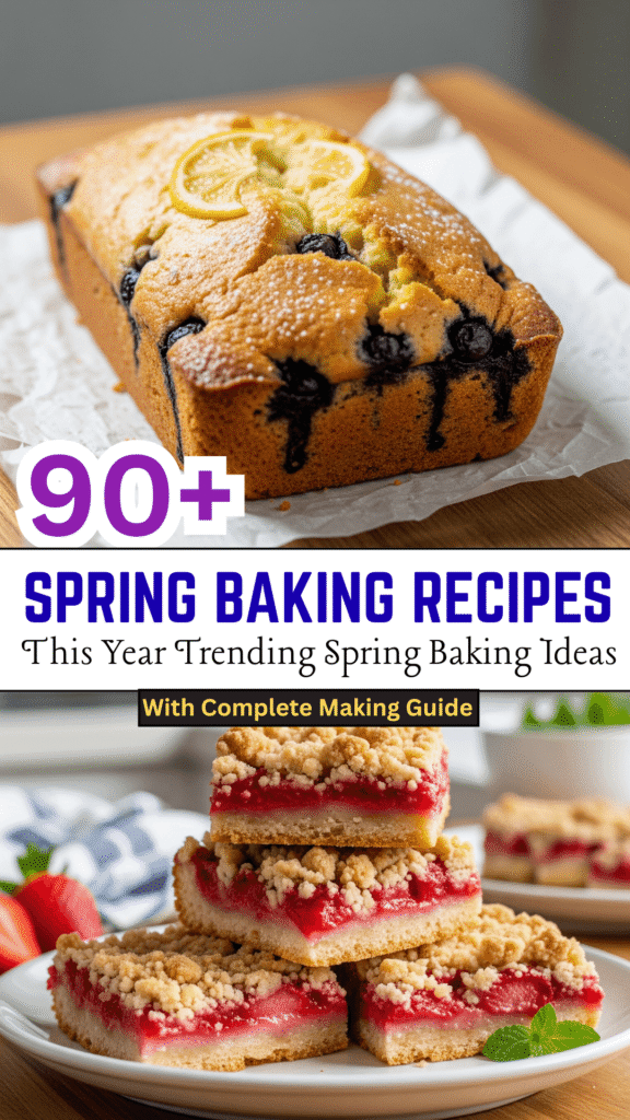 90+ Best Spring Baking Ideas for Home Bakers