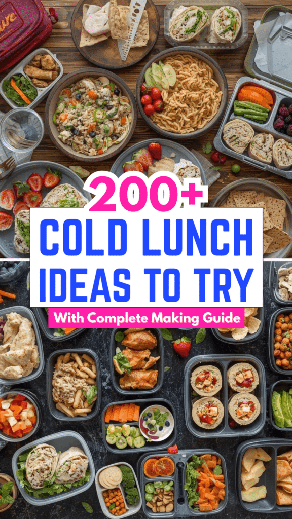 200+ Cold Lunch Ideas