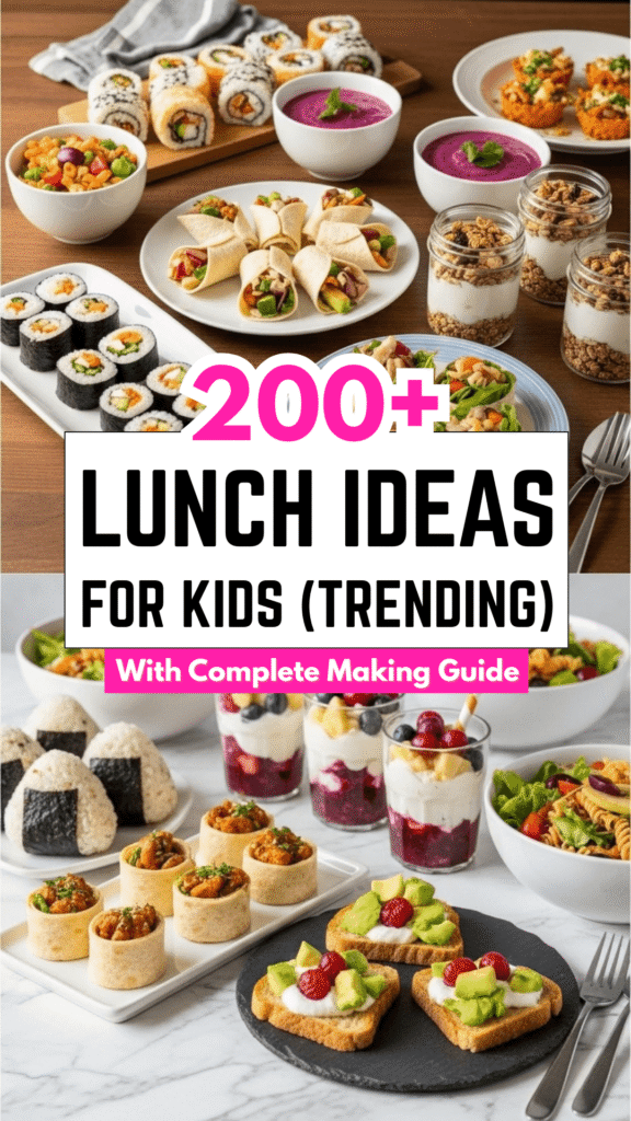200+ Lunch Ideas For Kids To Make