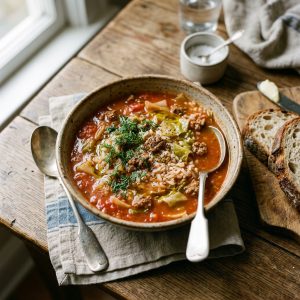 Golumpki Soup Recipe (Unstuffed Cabbage Roll Soup)